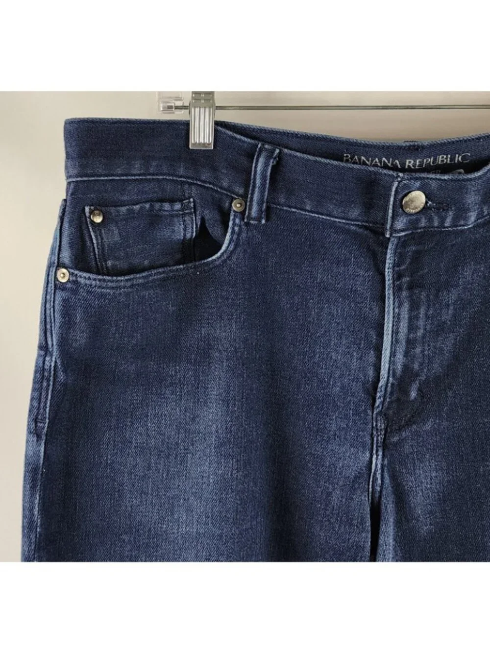 Banana Republic Jeans Mens 38x31 Blue The Traveler Slim Fit Denim